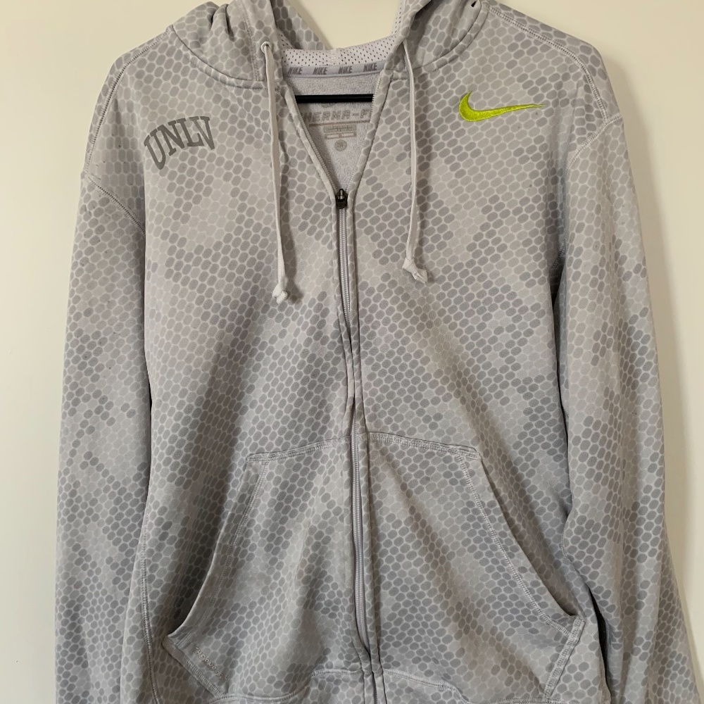 Nike Men's UNLVTherma-Fit Zip Up Hoodie Sweater